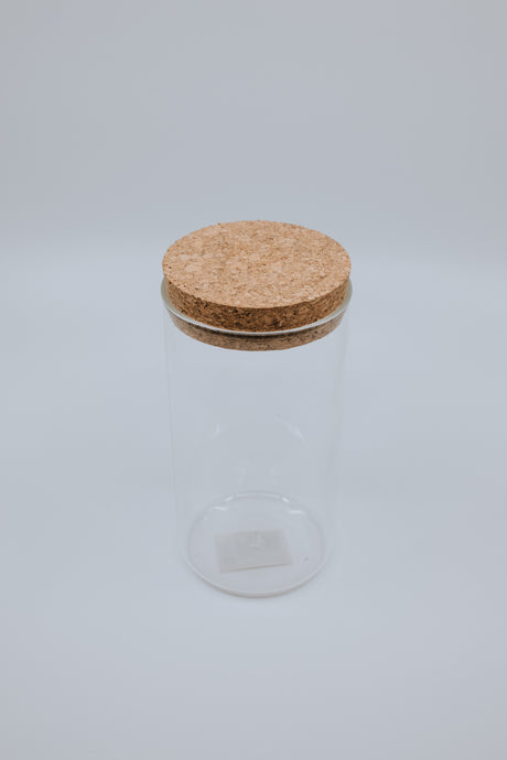 Personalisierbares Vorratsglas mit Korkdeckel