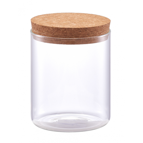 Personalisierbares Vorratsglas mit Korkdeckel