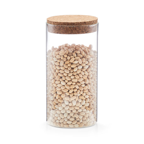 Personalisierbares Vorratsglas mit Korkdeckel